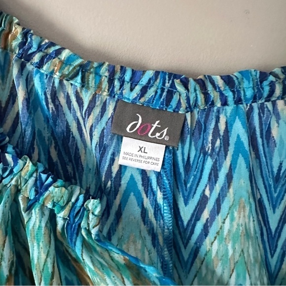 Dots oversized sheer blouse - Picture 2 of 5